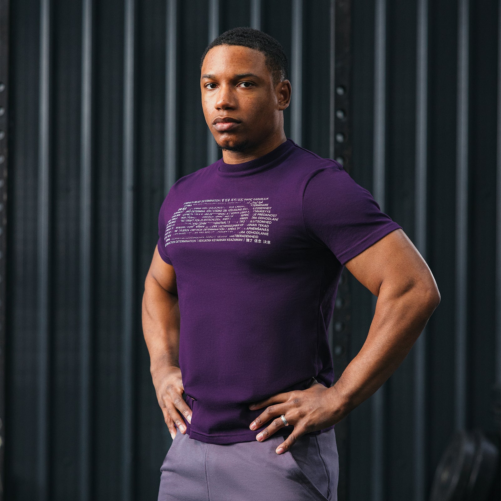 ASPIRE PURPLE BRAND T-SHIRT
