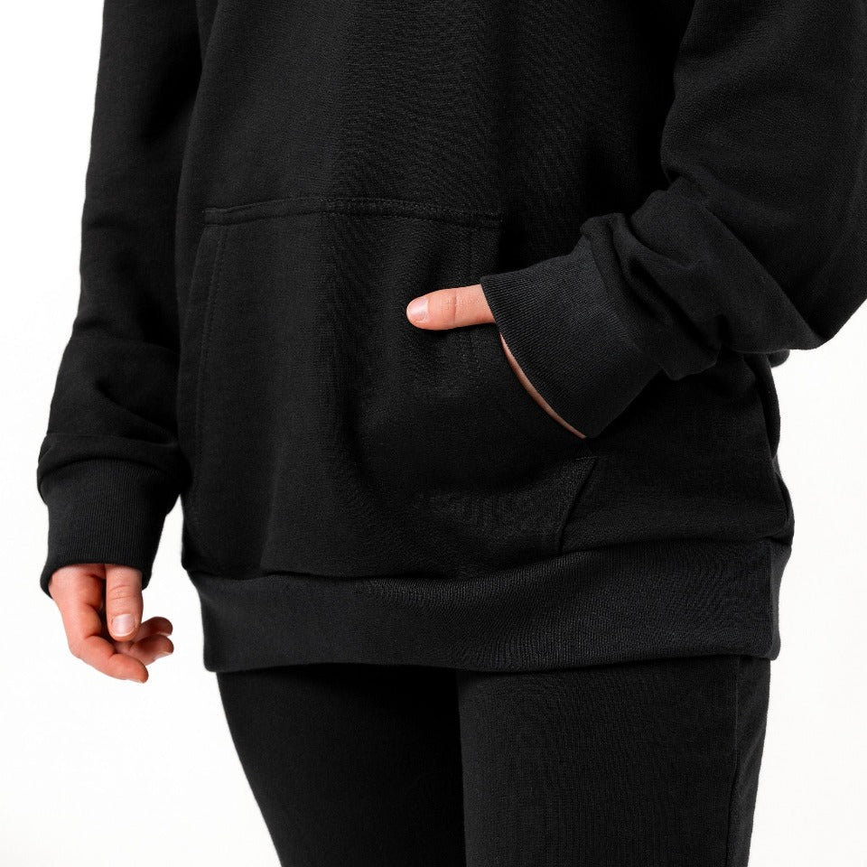 Unisex Black Hoodie