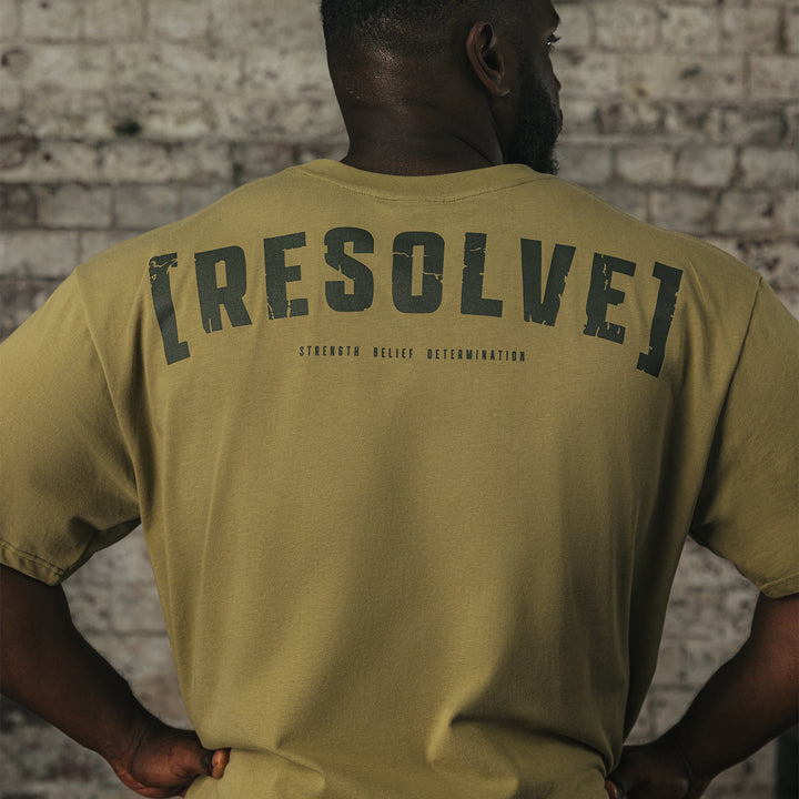 RESOLVE UNISEX OVERSIZED SAND T-SHIRTS